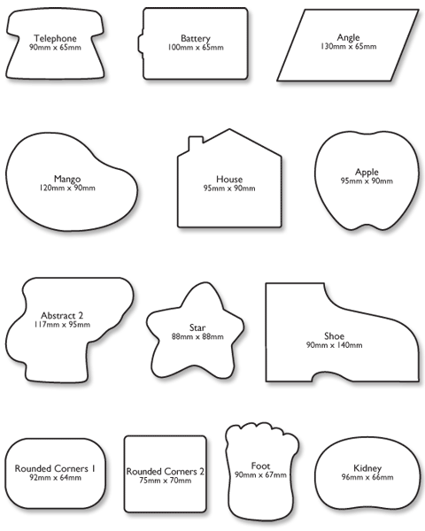 Die-cut Templates