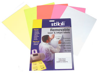 Stikki Laser & Inkjet Labels